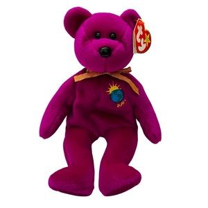 Ty BEANIE BABIES “MILLENNIUM” 2000 Millenium Bear 💜